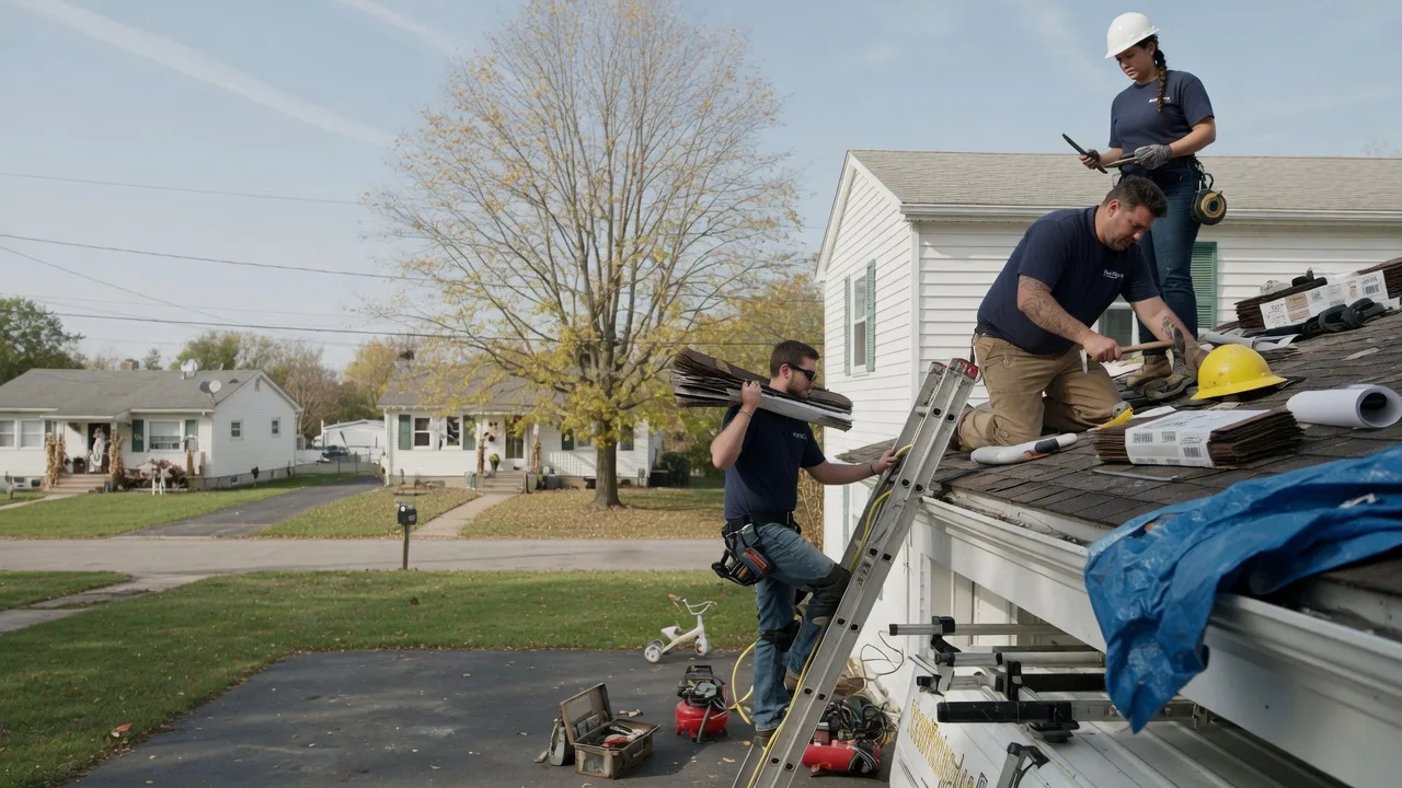 Local Roofing Contractors in La Prairie, IL near me